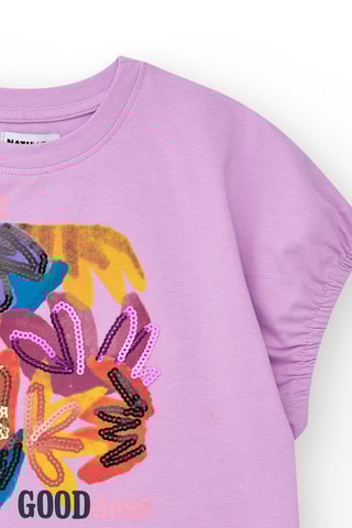 T-shirt Sun Lover - Paars