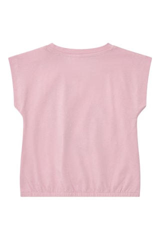 T-shirt First Have Fun - Roze