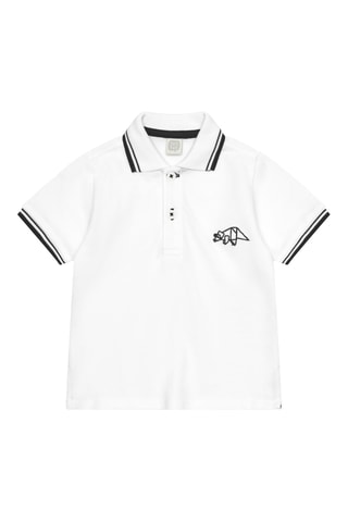 Polo Geometric - Wit