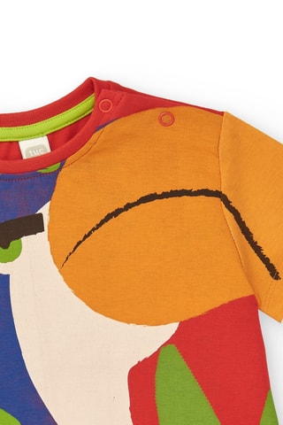 T-shirt Vacay Feelings - Rood