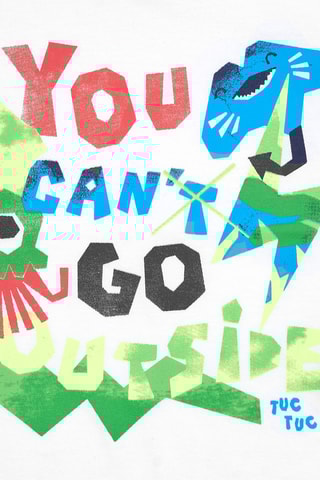 T-shirt Color The Sea - Wit