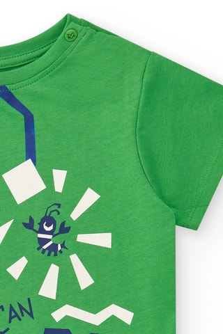 T-shirt Color The Sea - Groen