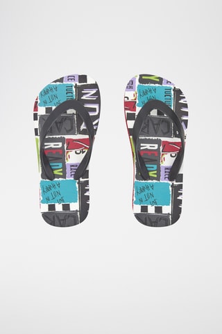 Slippers Race Car - Zwart