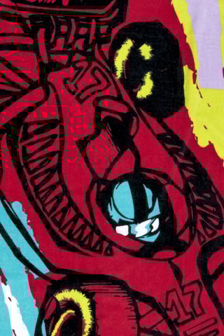 Serviette Race car - Rouge