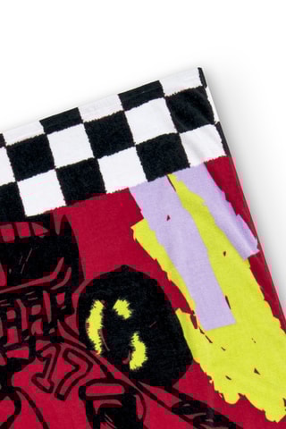 Serviette Race car - Rouge