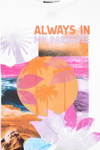 T-shirt Sun Lover - Wit