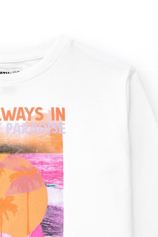 T-shirt Sun Lover - Wit