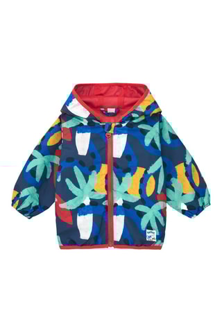 Windjack met Capuchon Beach Squad - Blauw