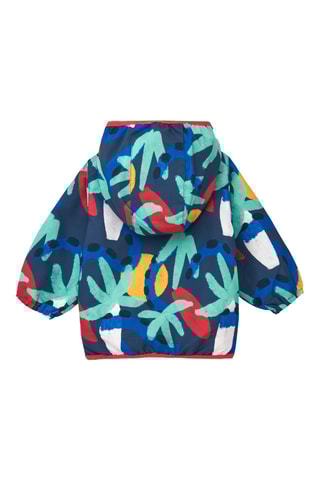 Windjack met Capuchon Beach Squad - Blauw