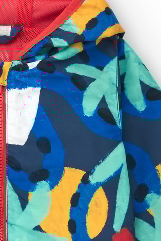 Windjack met Capuchon Beach Squad - Blauw