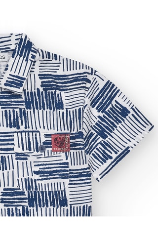 Blouse Keep on rolling - Wit