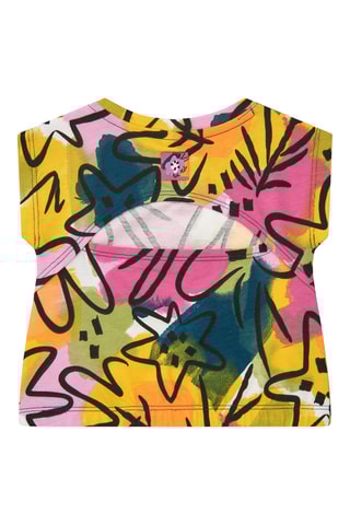 T-shirt en Short Say Cheese - Roze