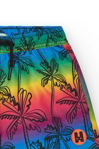 Zwemshort Surf and fun - Zwart