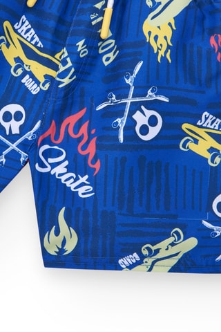 Zwemshort Keep on Rolling - Blauw