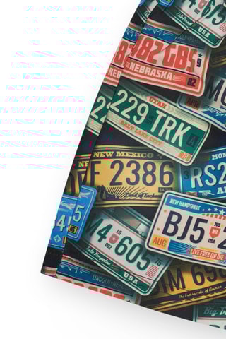 Zwemshort Road Trip - Beige