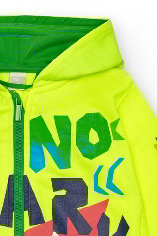 Sweat à capuche Color The Sea - Vert