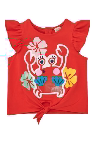 T-shirt Beach Squad - Rood