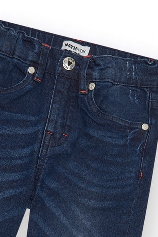 Jeans Keep on rolling - Blauw