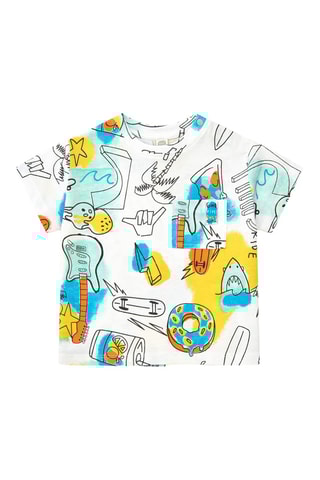 T-shirt First have fun - Wit