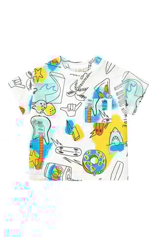 T-shirt First have fun - Wit