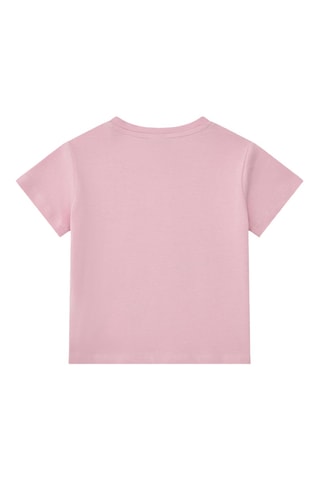 T-shirt First Have Fun - Roze