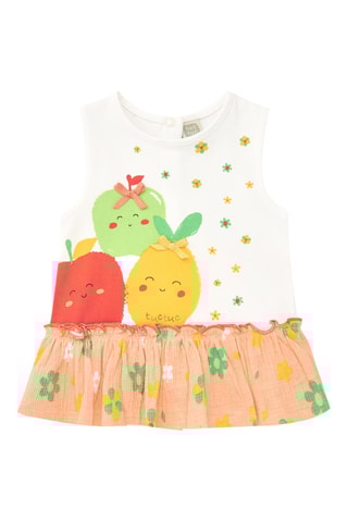 Jurk en Bloomer Healthy Apple - Wit