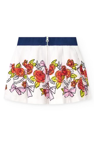 Plissérok Joyful - Wit