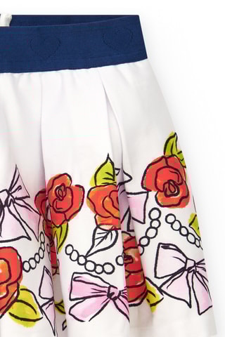 Plissérok Joyful - Wit