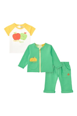 3-delige Set Healthy Apple - Groen