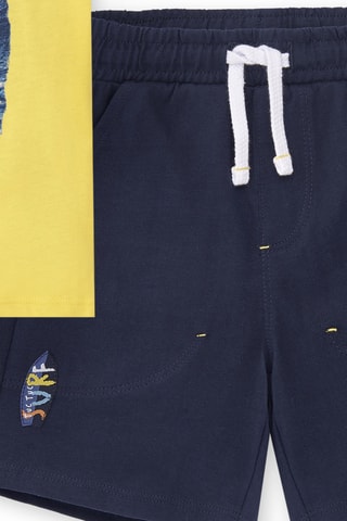 T-shirt en Short Sons Of Fun - Geel