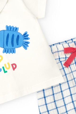 Top en Short Under The Sea - Wit