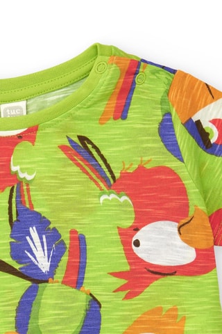 T-shirt Vacay Feelings - Groen