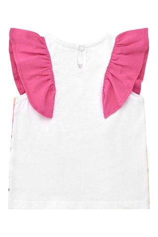 T-shirt Say Cheese - Roze