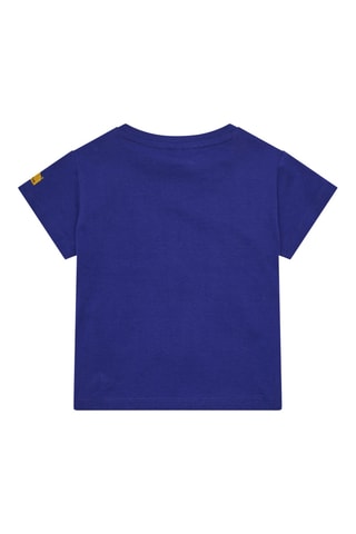 T-shirt Hey buddies - Blauw