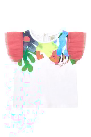 T-shirt Color The Sea - Wit