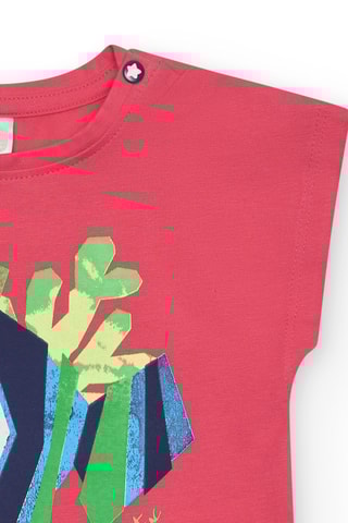 T-shirt Color The Sea - Roze