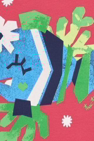 T-shirt Color The Sea - Roze