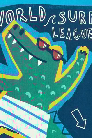 Hemd Beach Squad - Blauw