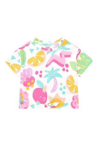 2 T-shirts en Short Sunrise is a Lemon - Roze
