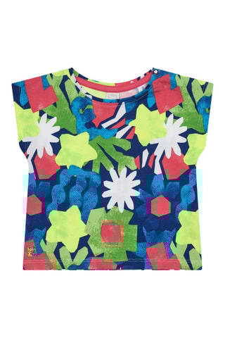 T-shirt Color The Sea - Blauw