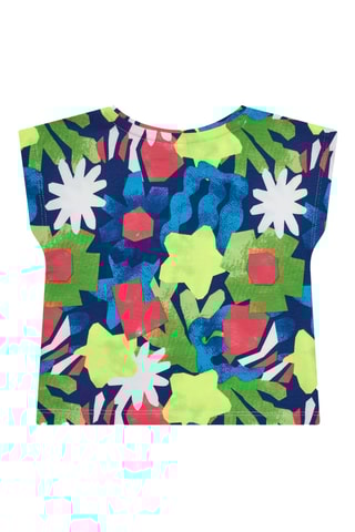 T-shirt Color The Sea - Blauw