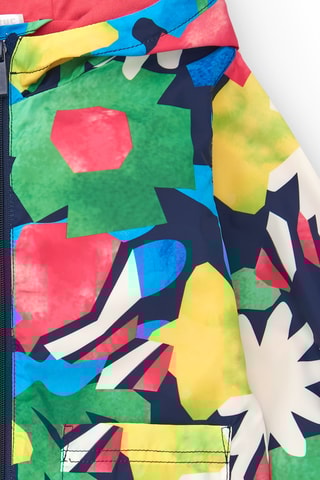 Regenjas met Capuchon Color The Sea - Blauw