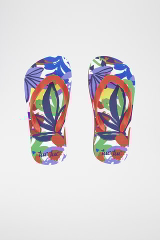 Slippers Rockin the Jungle - Rood