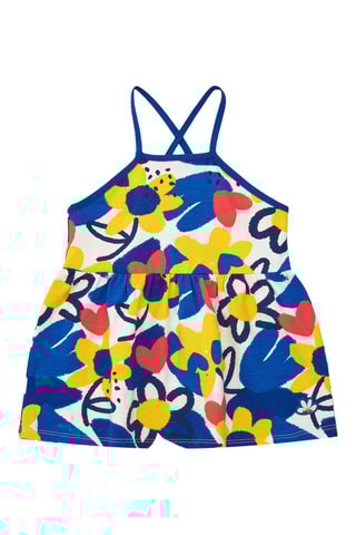 Jurk Hey buddies. - Blauw