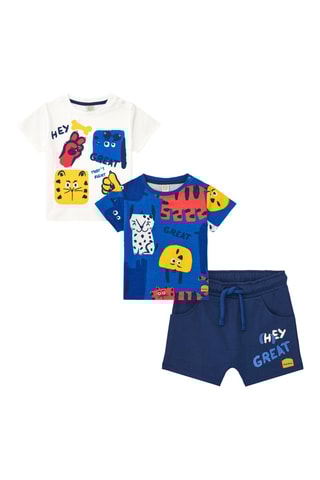 3-delige Set Hey Buddies - Blauw