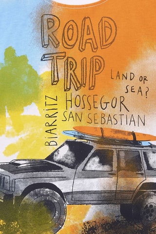 T-shirt Tie and Dye Sons Of Fun - Oranje