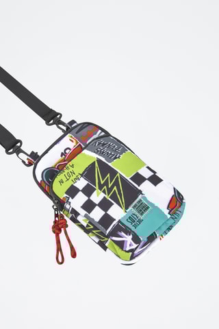 Schoudertas Race Car - Zwart