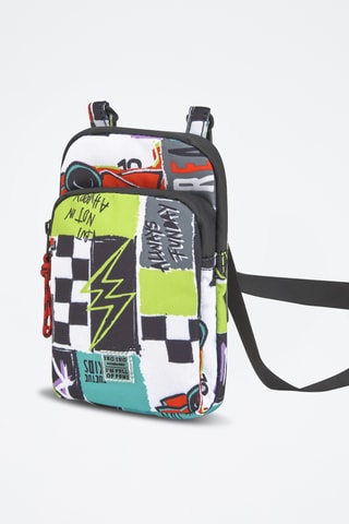 Schoudertas Race Car - Zwart