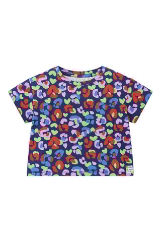 T-shirt Rockin the Jungle - Marineblauw