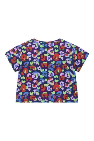 T-shirt Rockin the Jungle - Marineblauw